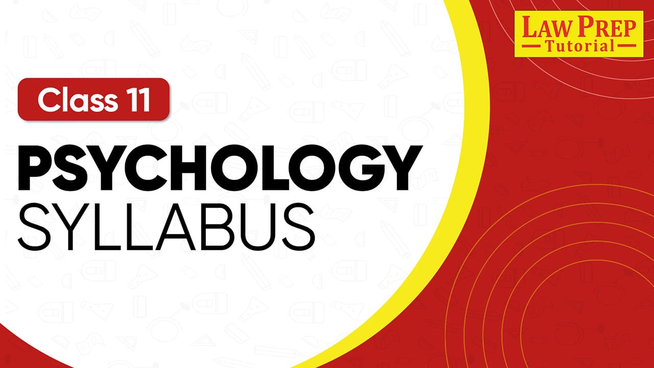 CBSE Class 11 Psychology syllabus
