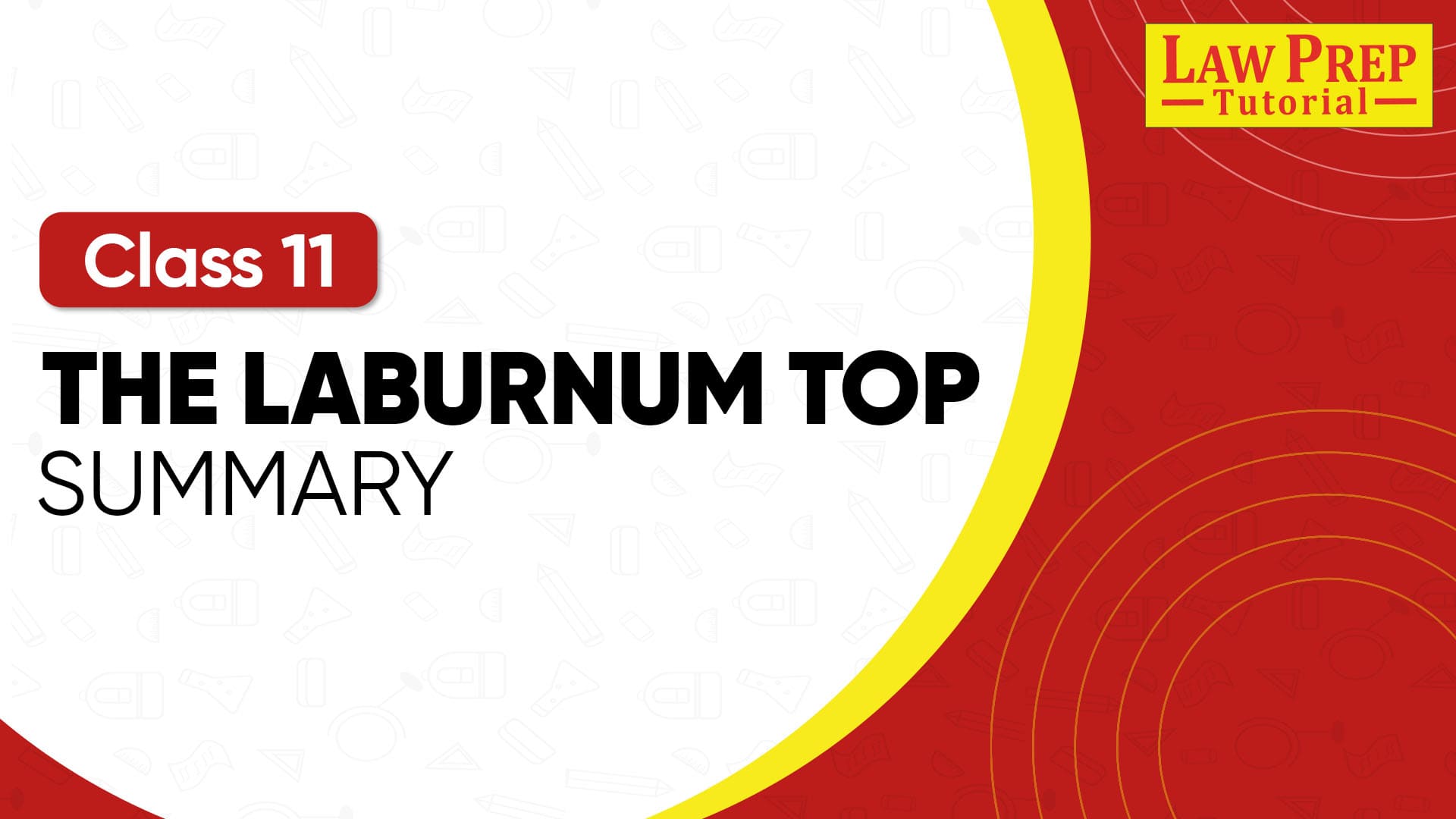CBSE Class 11 The Laburnum Top Summary