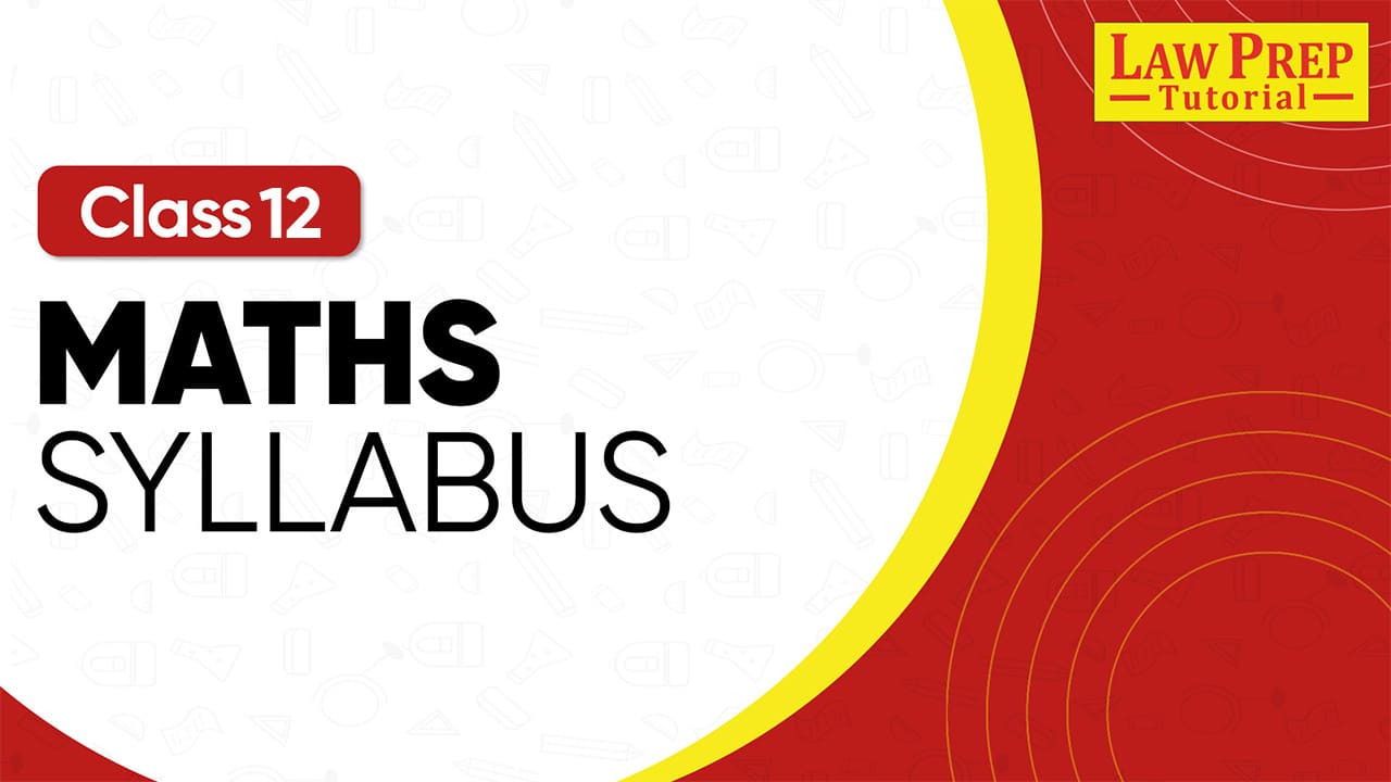 CBSE Class 12 Maths Syllabus