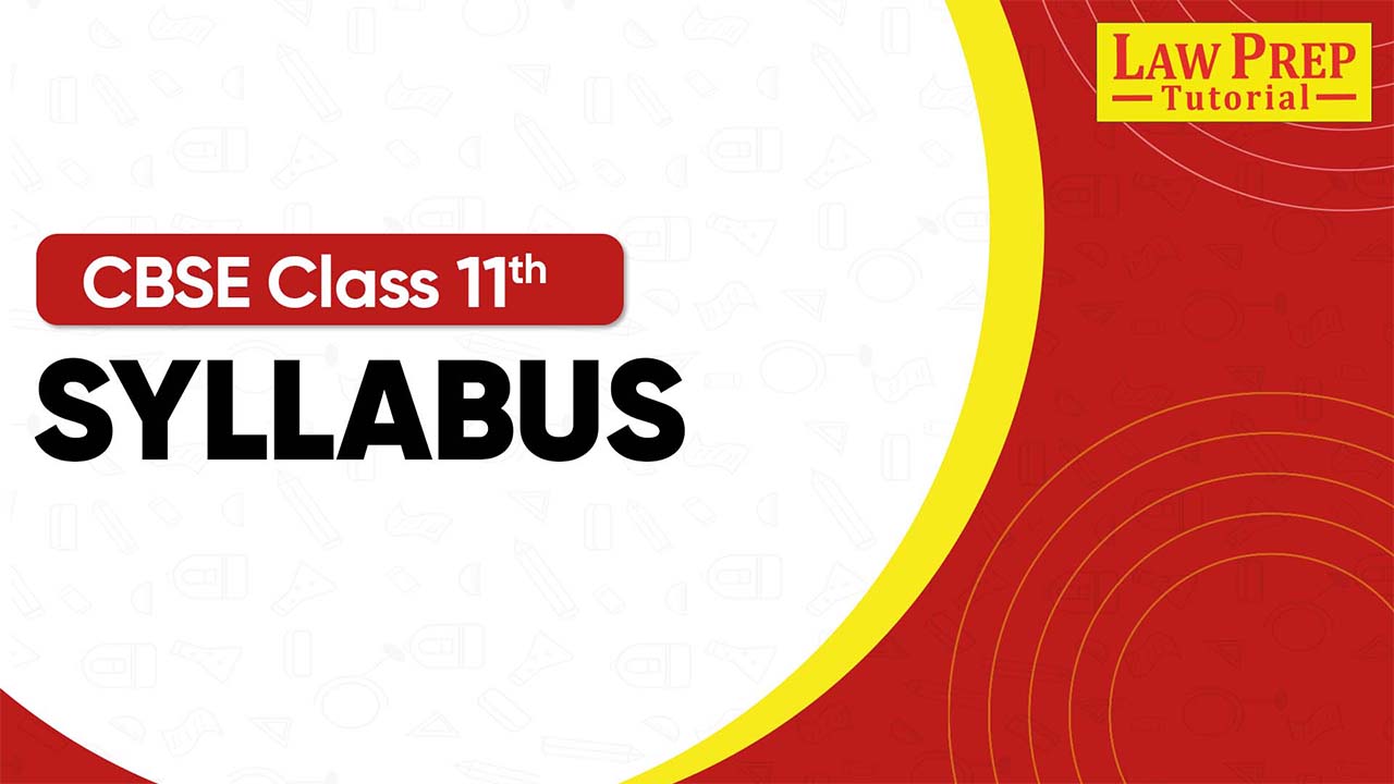 CBSE Class 11th Syllabus