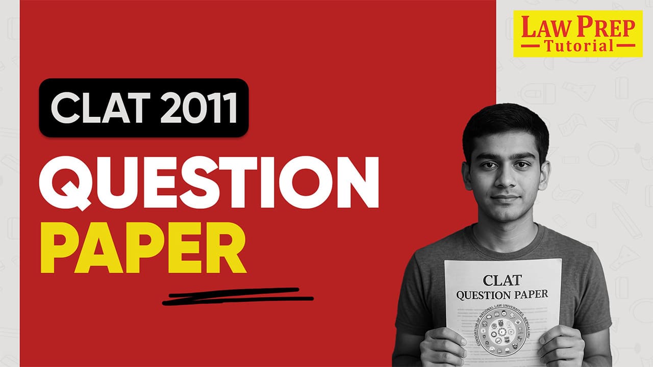 CLAT 2011 Question Paper