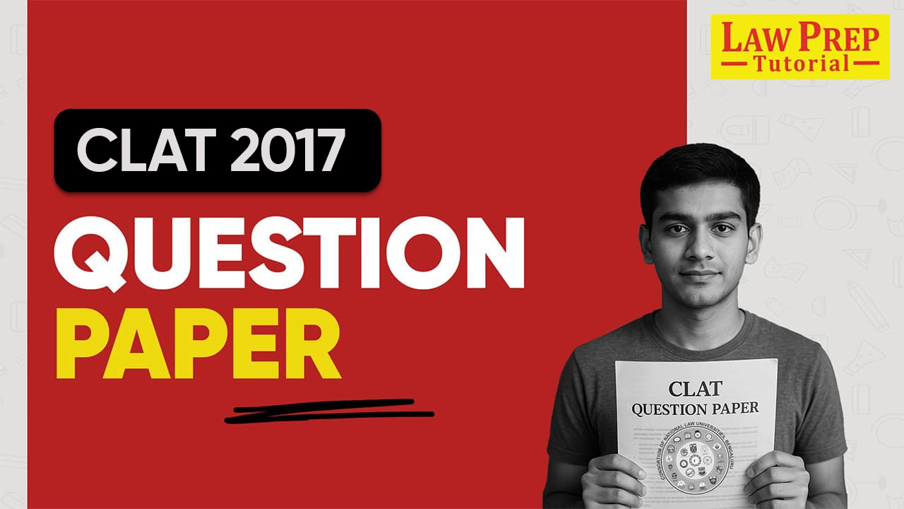 CLAT 2017 Question Paper