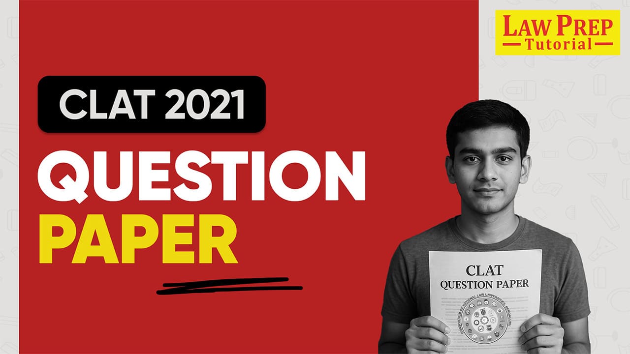 CLAT 2021 Question Paper