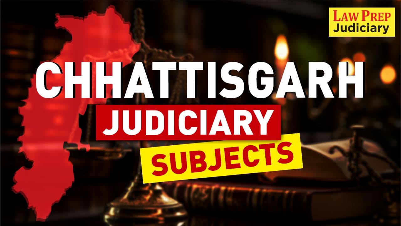 Chhattisgarh Judiciary Subjects