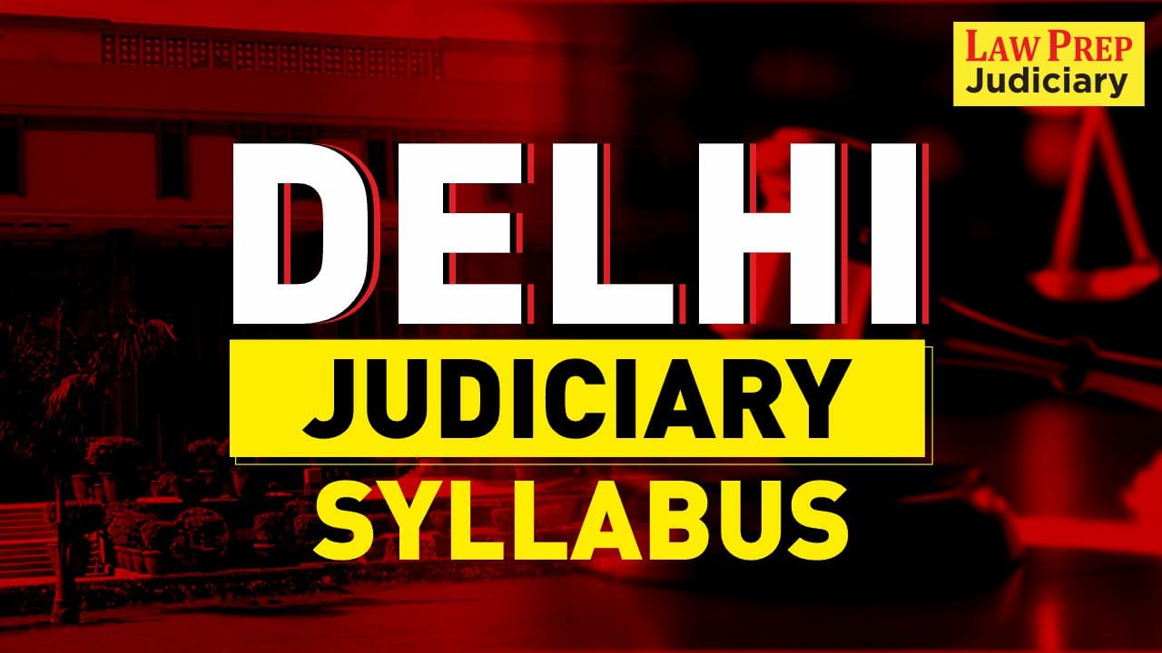 Delhi Judiciary Syllabus