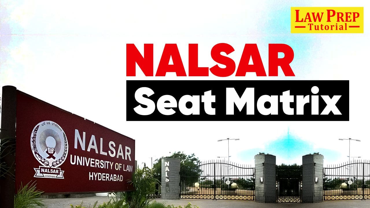 NALSAR Hyderabad Seat Matrix