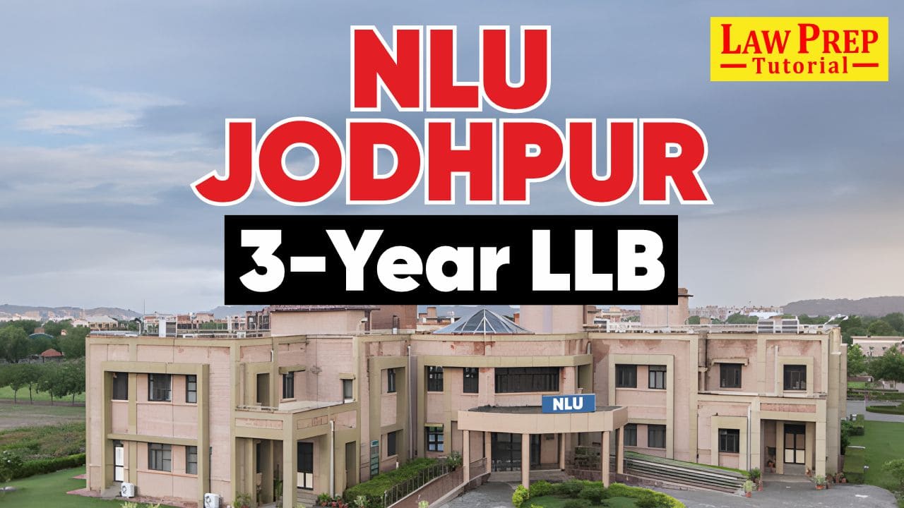 NLU Jodhpur 3 Year LLB