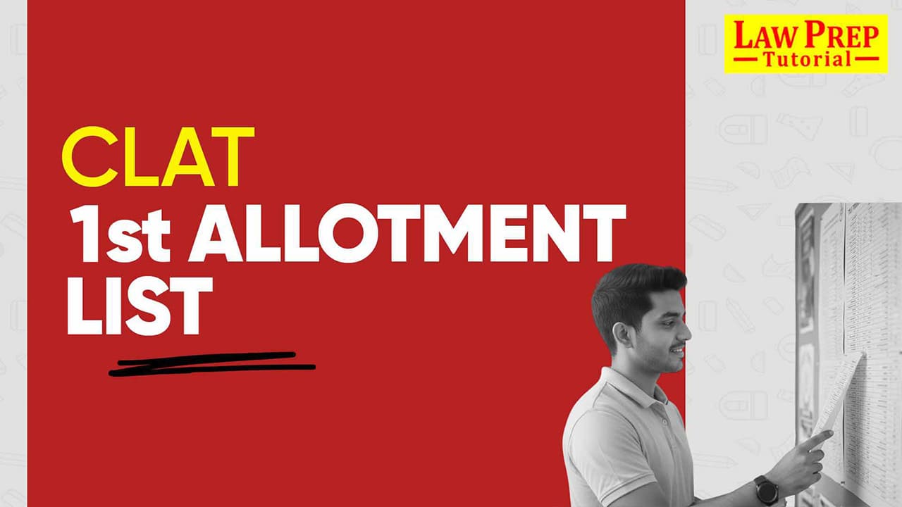 CLAT 1st Allotment List