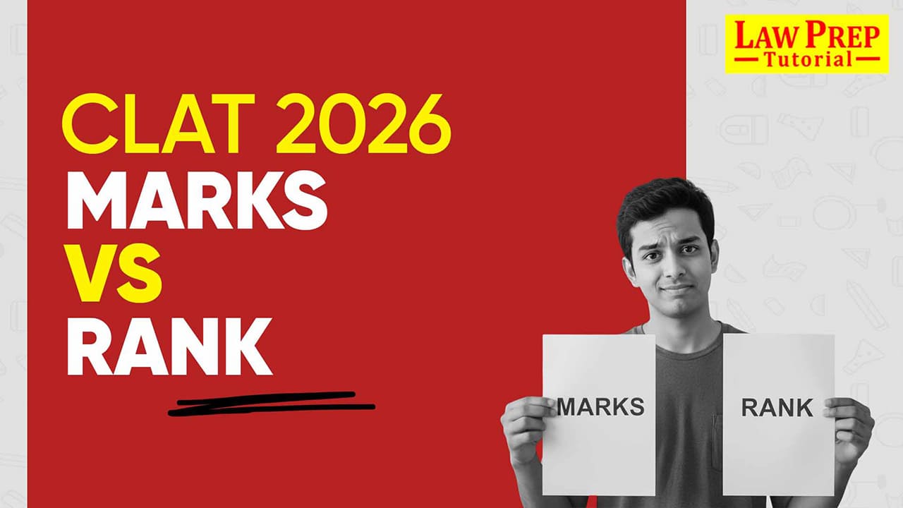 CLAT 2026 Marks vs Rank