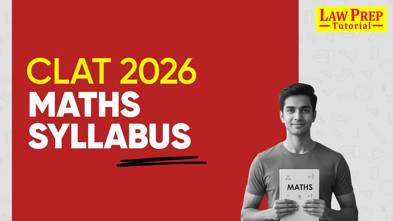 CLAT 2026 Maths Syllabus