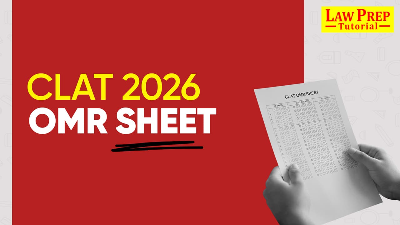 CLAT 2026 OMR Sheet