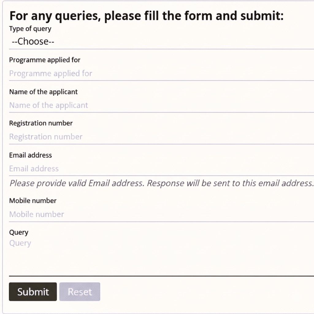 CLAT Portal Query Form