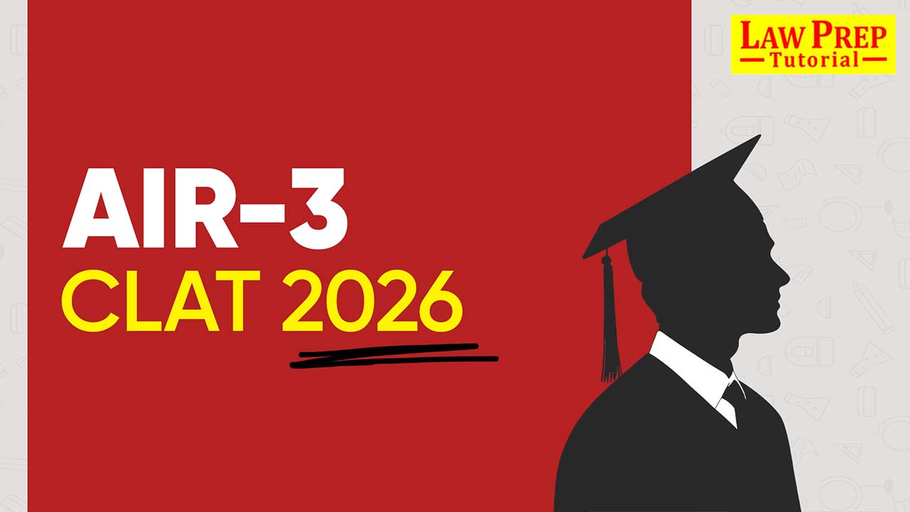 AIR-3 CLAT 2026