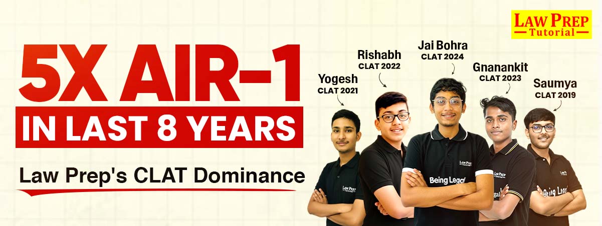 Law Prep CLAT AIR-1 in Last 8 Years