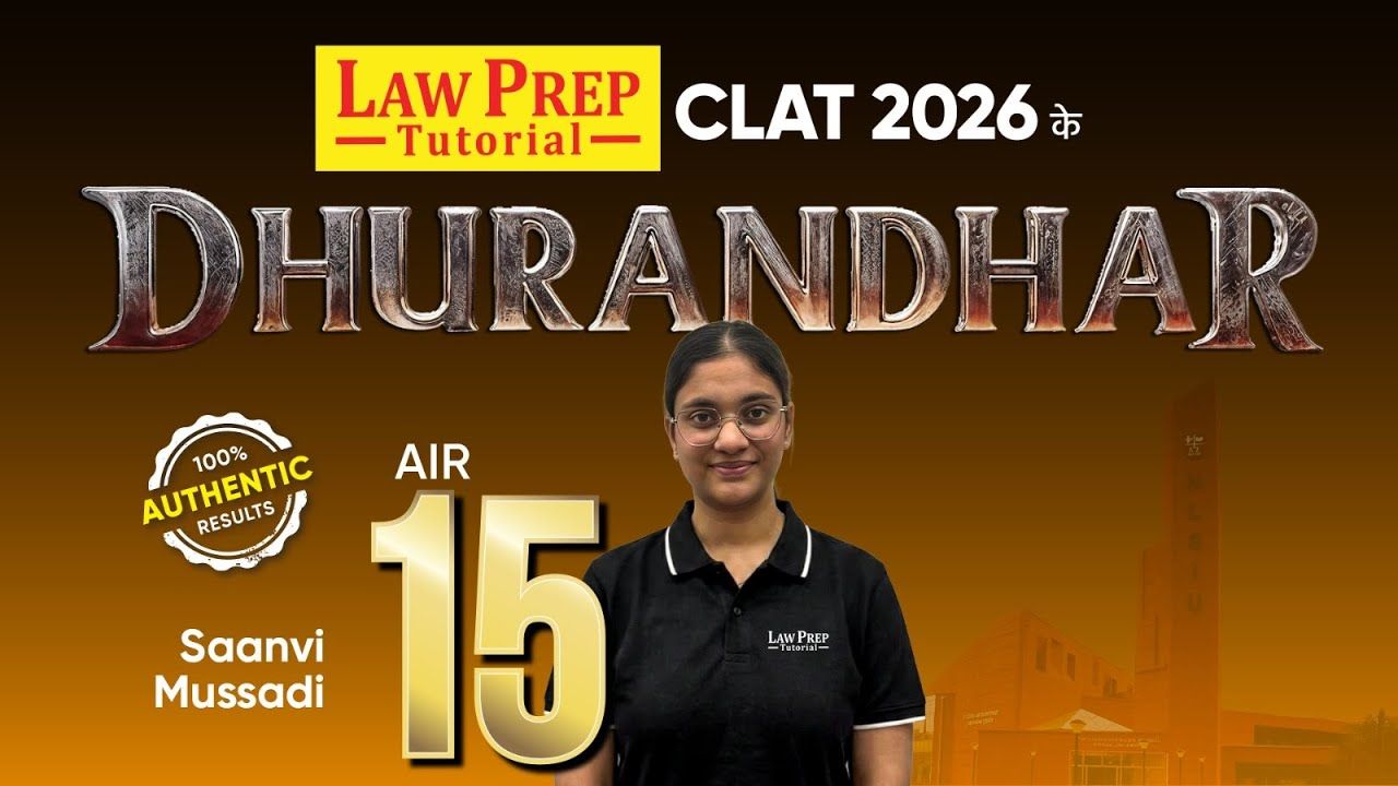AIR-15 CLAT 2026 Saanvi Mussadi