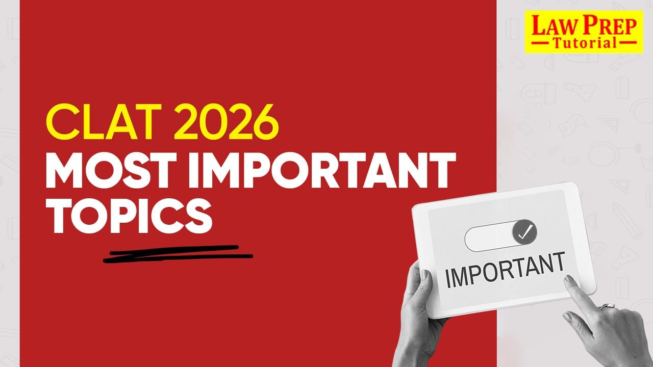CLAT 2026 Most Important Topics