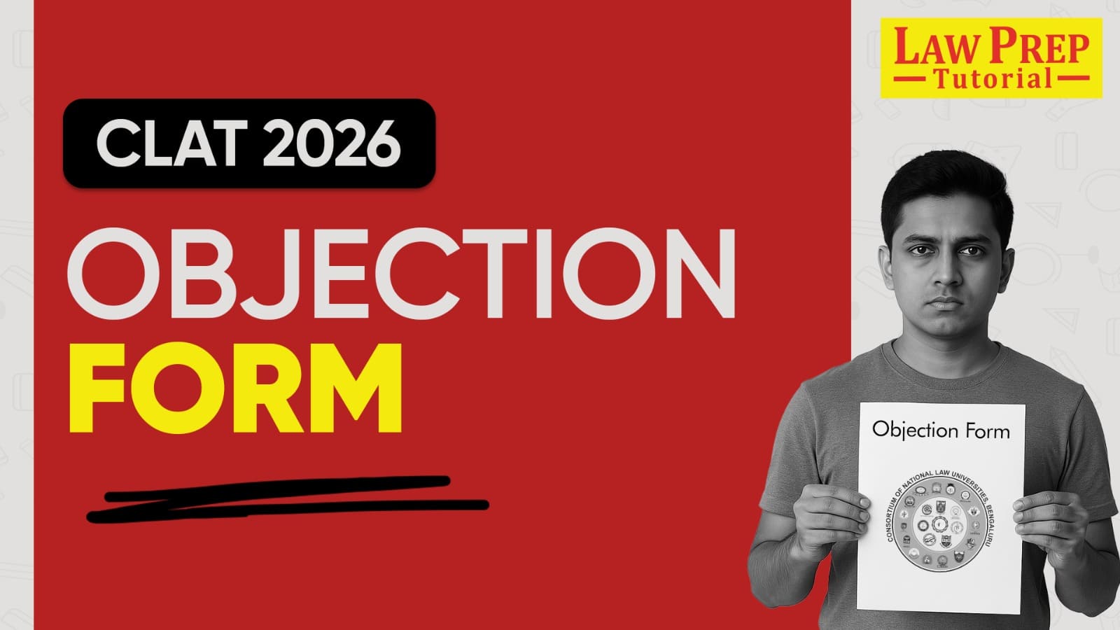 CLAT 2026 Objection form