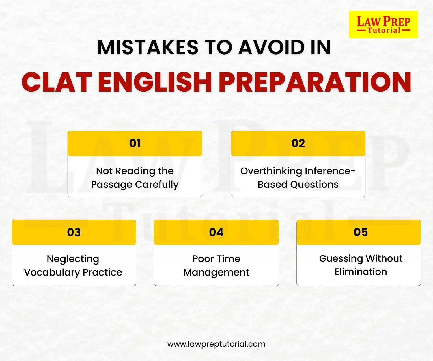 Mistakes to avoid in CLAT English Preparation
