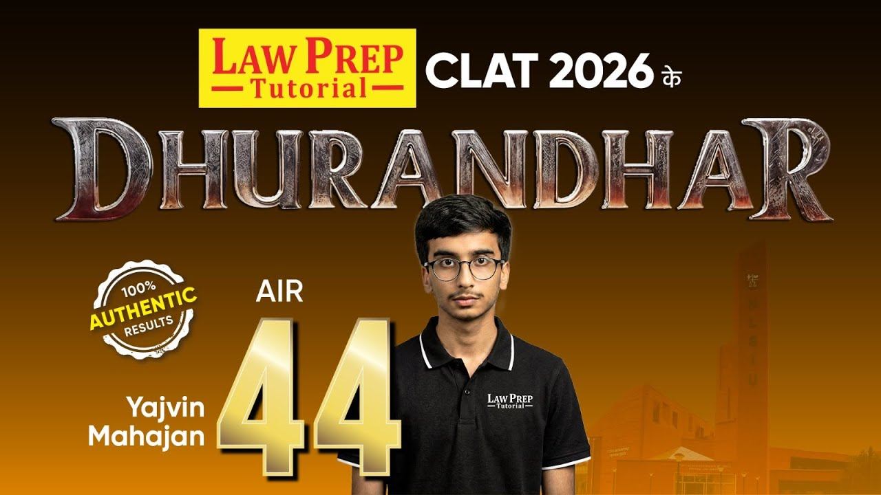 Yajvin Mahajan AIR-44 clat 2026