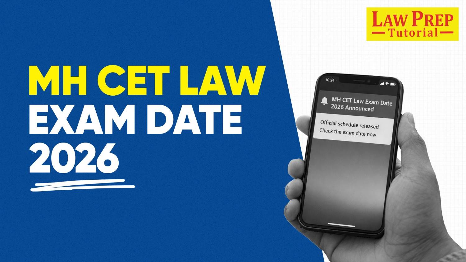 MH CET Law Exam Date 2026