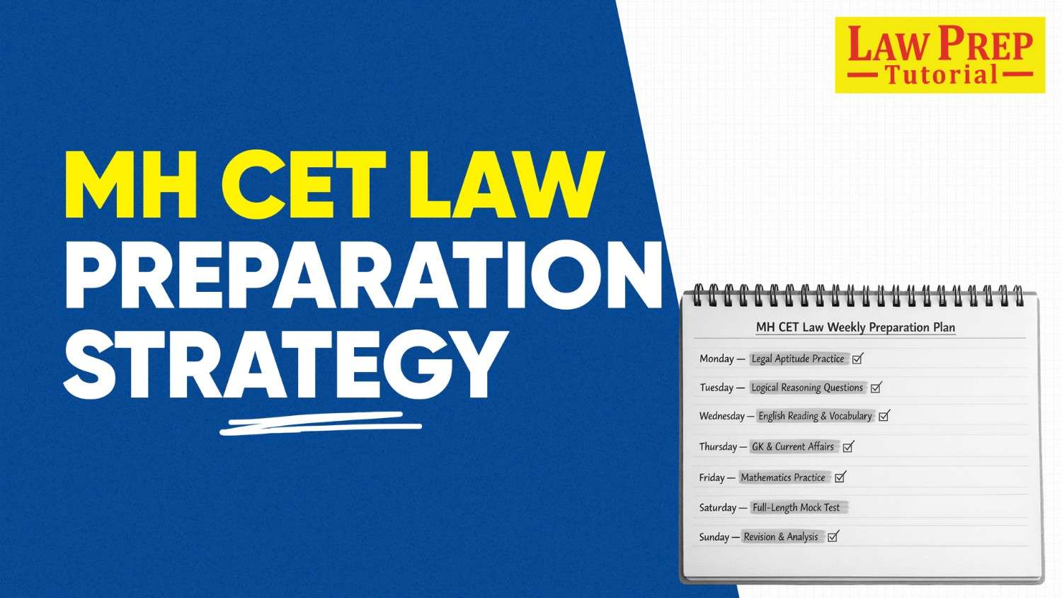 MH CET Law Preparation Strategy