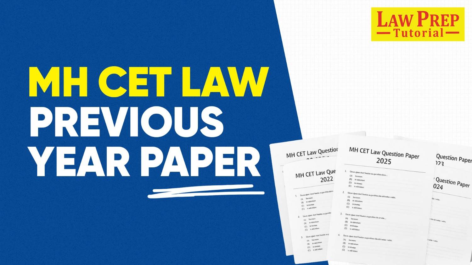 MH CET Law Previous Year Paper
