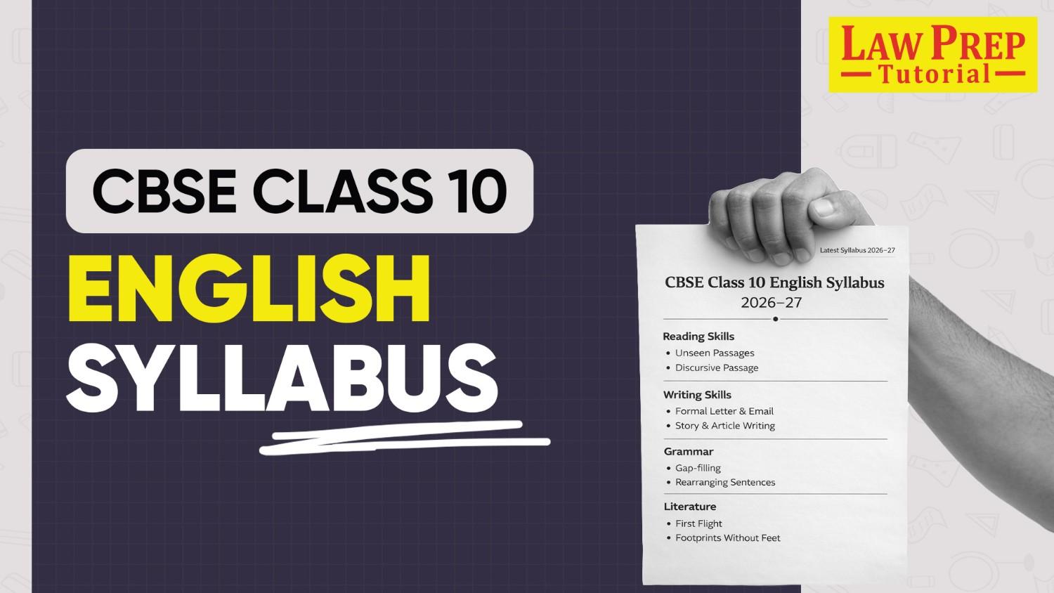 CBSE Class 10th English Syllabus