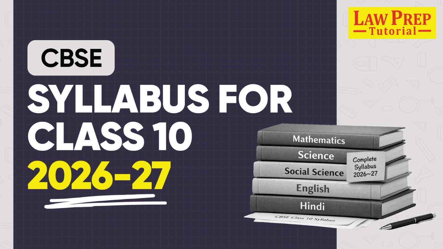 CBSE Syllabus For Class 10 2026-27