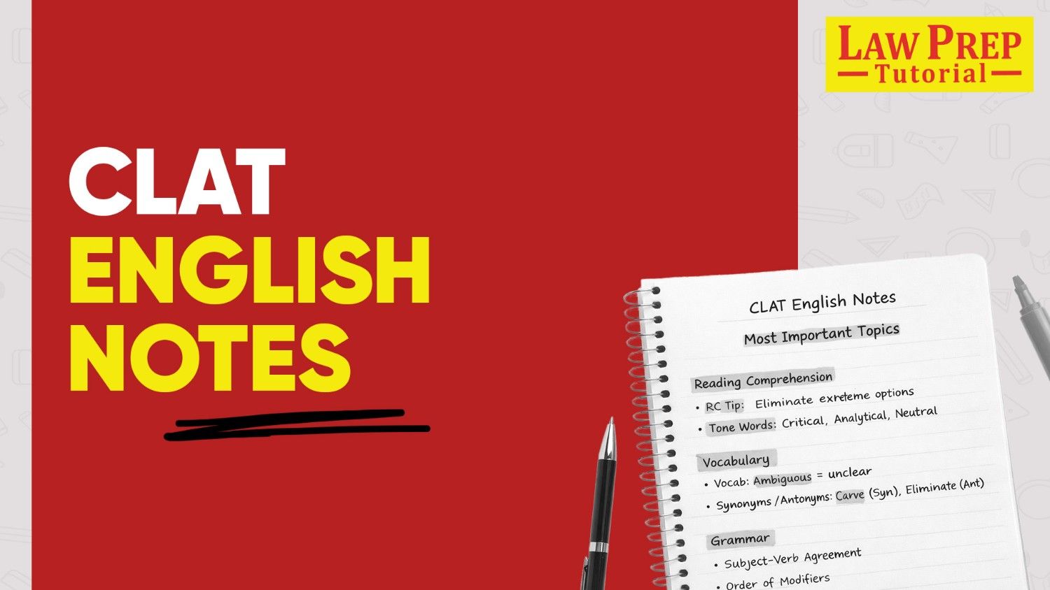 clat english notes