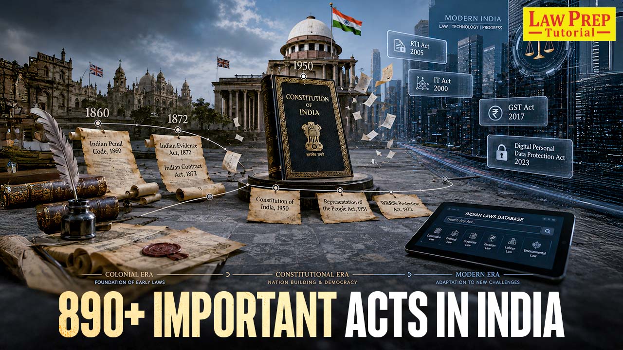 890+ Important Acts in India
