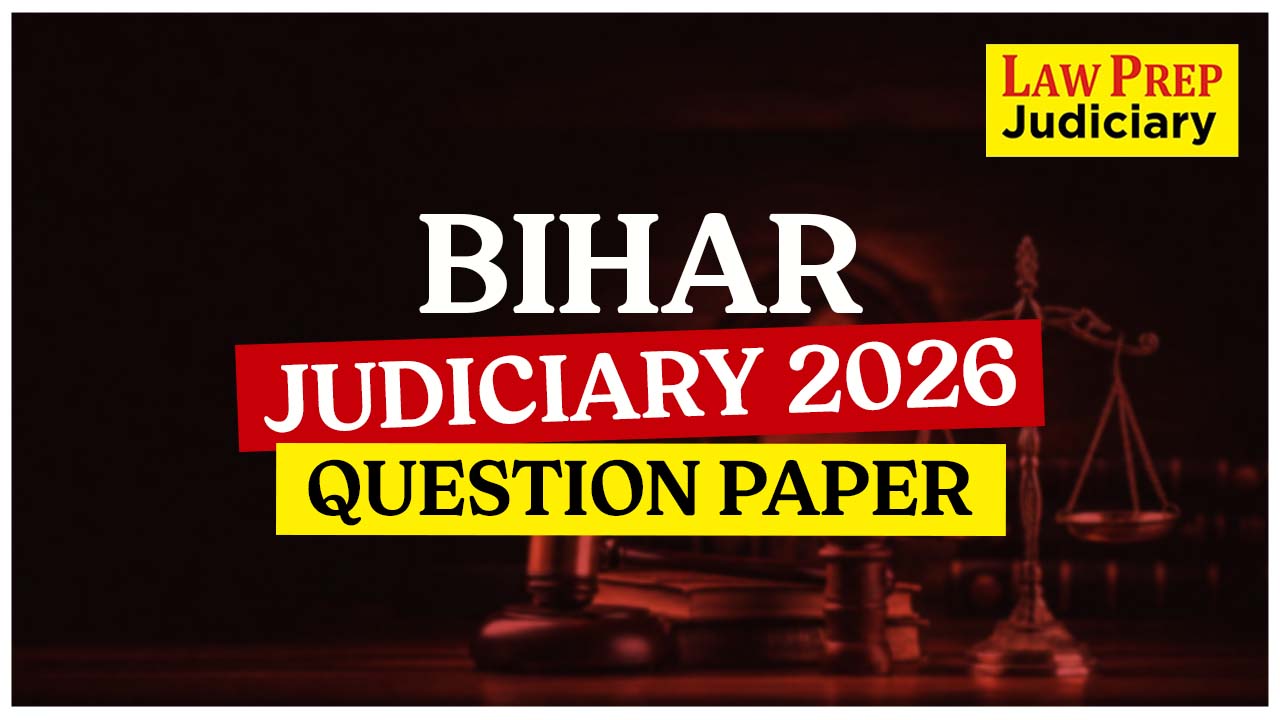 bihar judiciary 2026 question paper