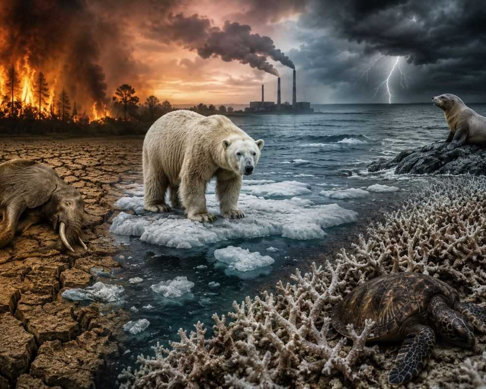 climate change effect on animals