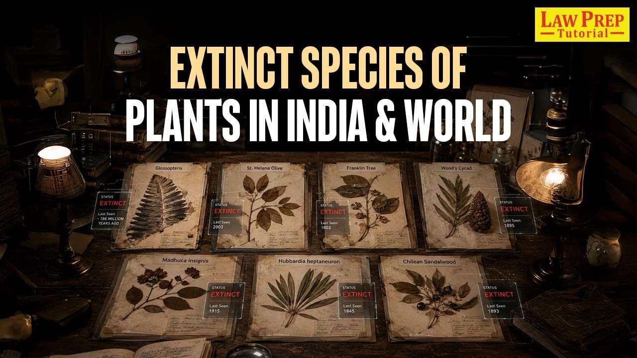 extinct species of plants in india and world