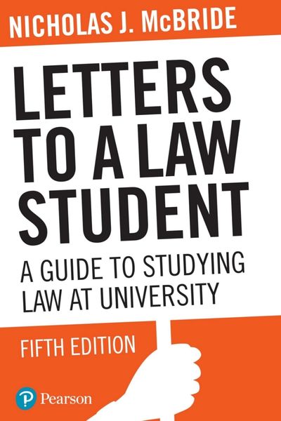 letters to a law student by nicholas j mcbride