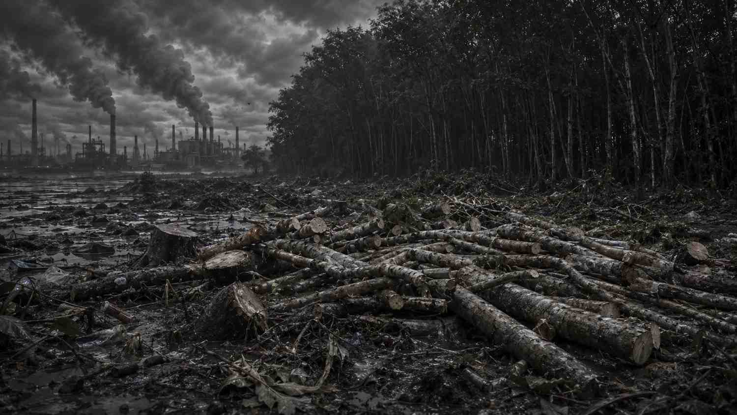 overexploitation of natural resources