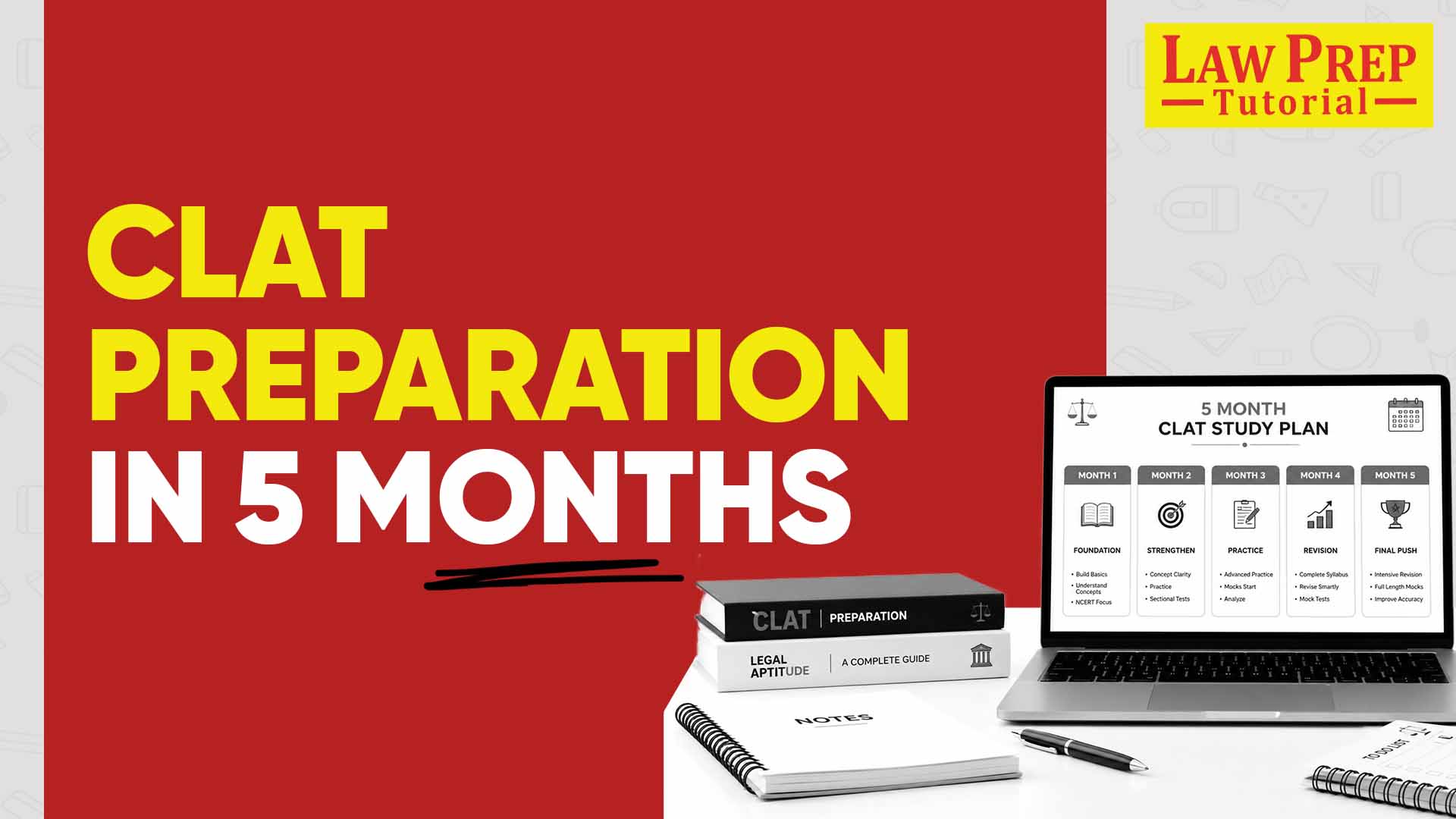 clat preparation in 5 months