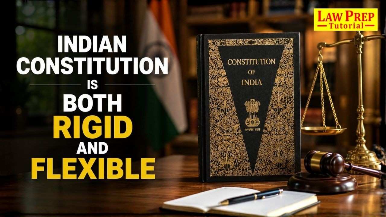 indian constitution is both rigid and flexible