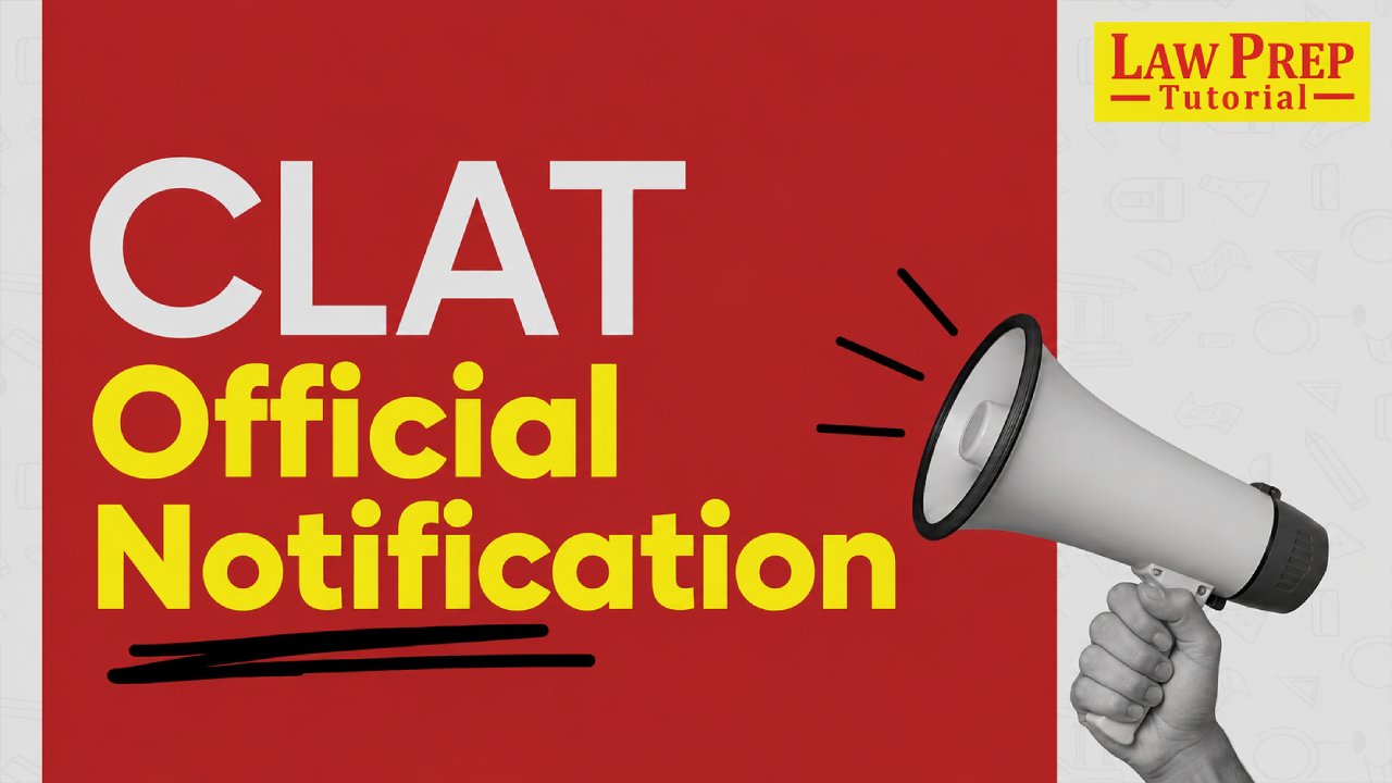 CLAT Official Notification | Featured Image | Law Prep Tutorial